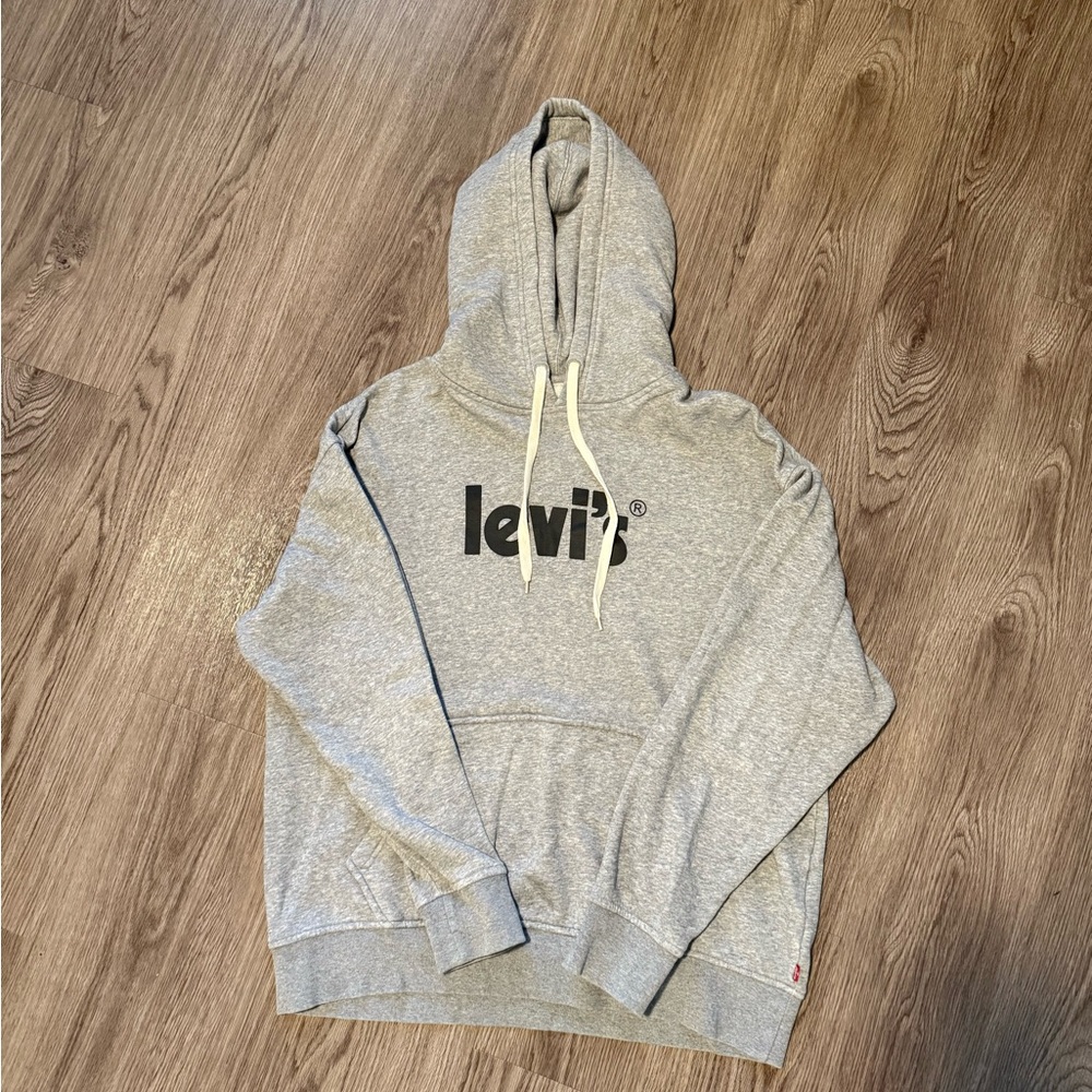 Levi's Light Gray Oversized Hoodie